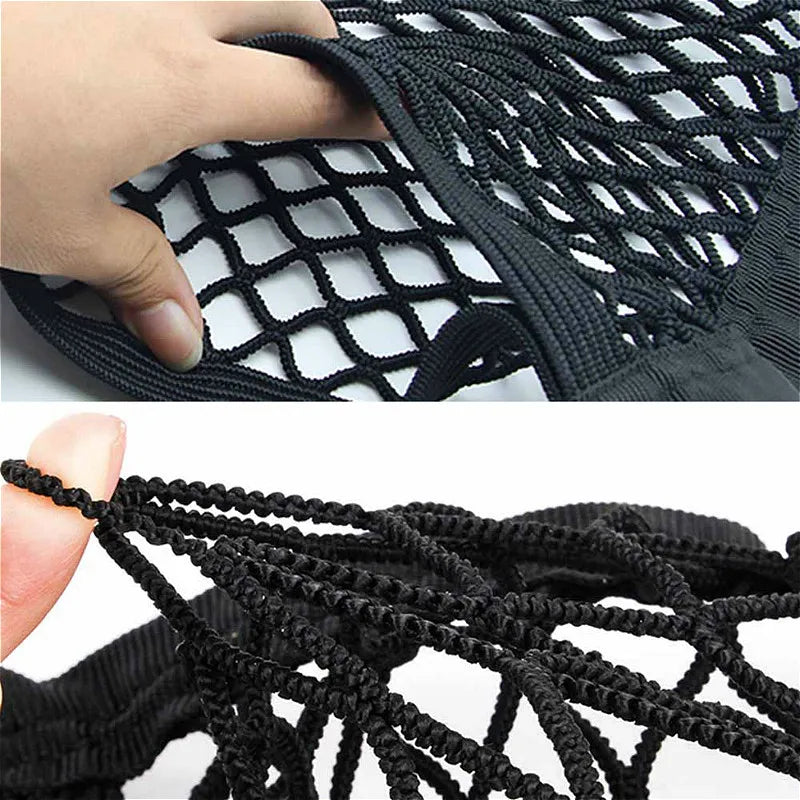 Pet Car Safety Net - Elastic Back Seat Barrier