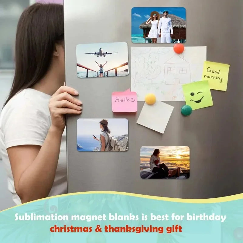Sublimation Fridge Magnet Blanks - DIY Set