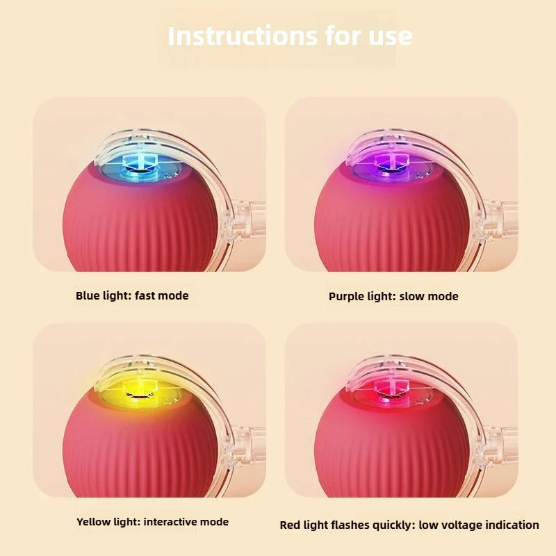 Interactive Cat Toy Ball - Electric Rechargeable