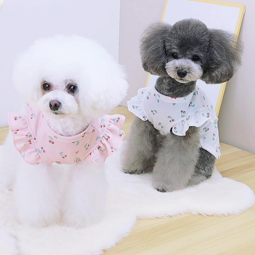 Dog T-Shirt - Round Neck Summer Outfit