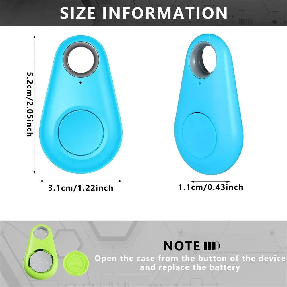 Mini Bluetooth GPS Anti-Lost Tag - 2 Pack