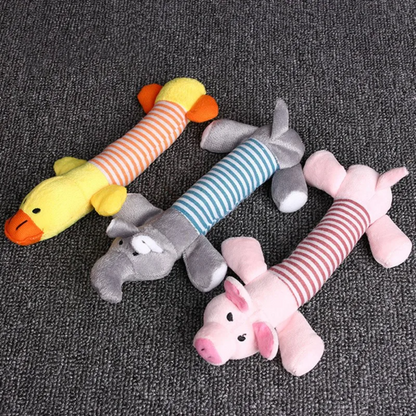Plush Squeaky Dog Toy - Soft Chew Toy