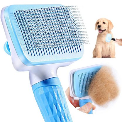 Long-Hair Dog & Cat Grooming Brush - Hair Remover