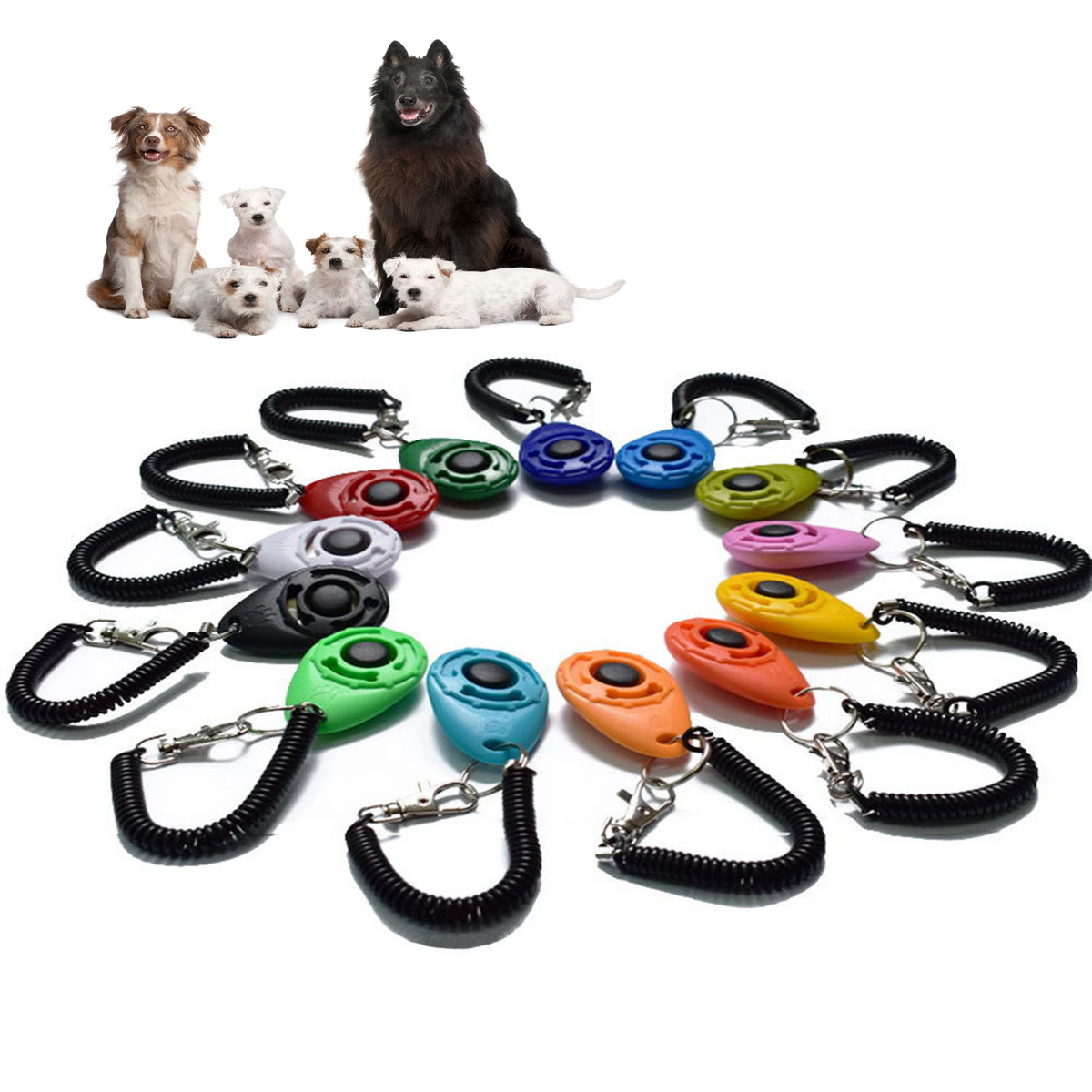 Pet Training Clicker with Wrist Strap