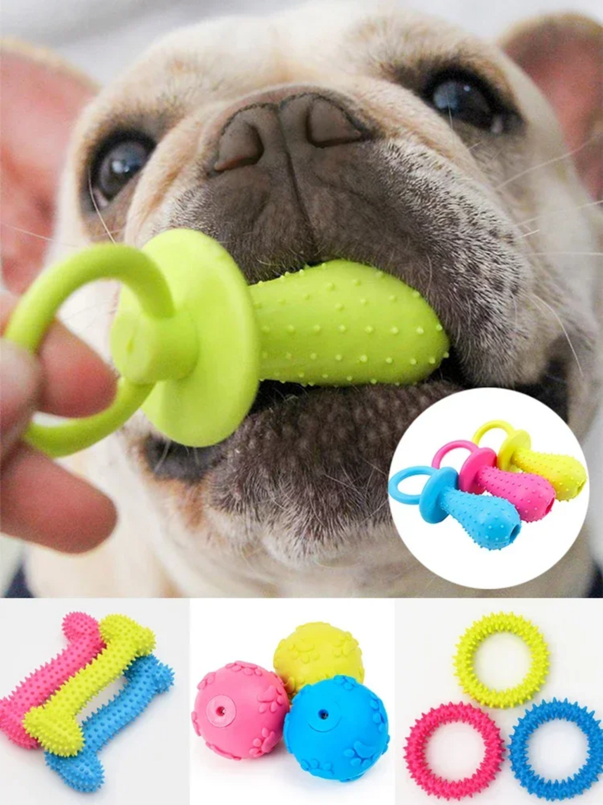 Indestructible Dog Chew Toy - Teeth Cleaning