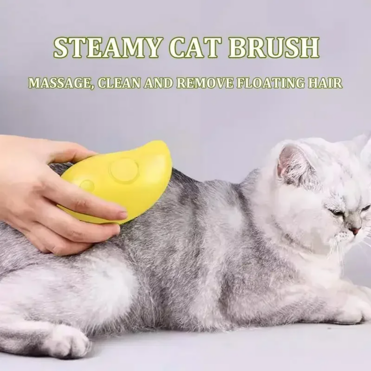 Cat Steam Brush - Electric Spray Grooming Comb