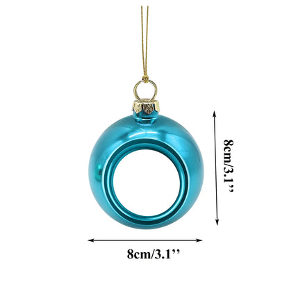 Sublimation Blank Christmas Ball Ornaments