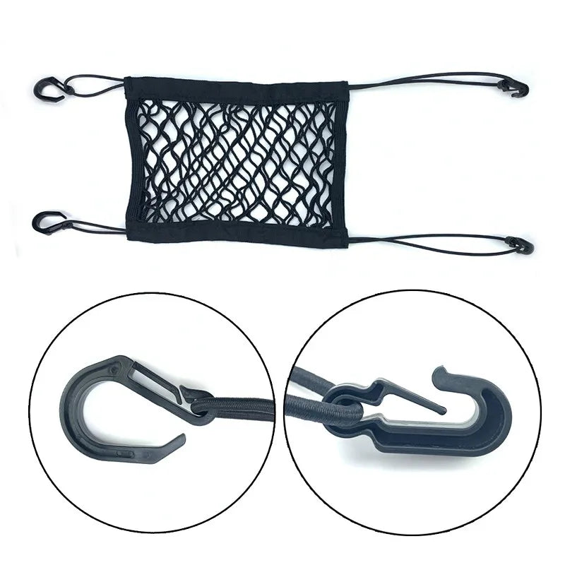 Pet Car Safety Net - Elastic Back Seat Barrier