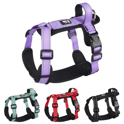 Reflective Anti-Escape Dog Harness with Handle