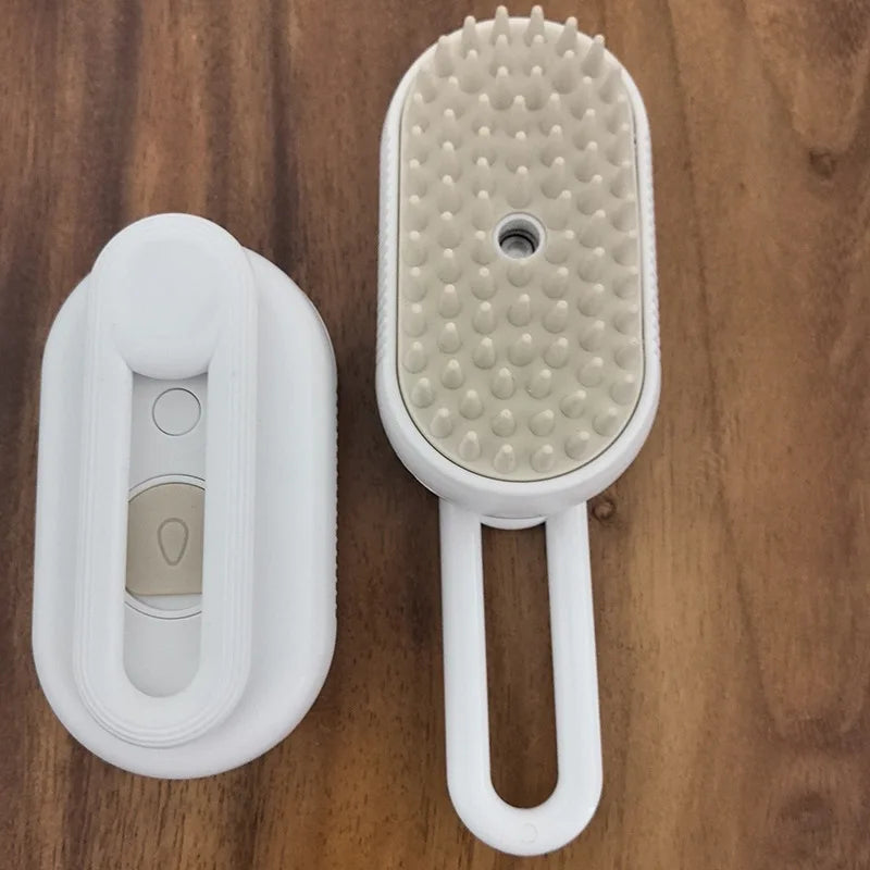 3-in-1 Pet Steam Brush - Cleaning & Massage Comb