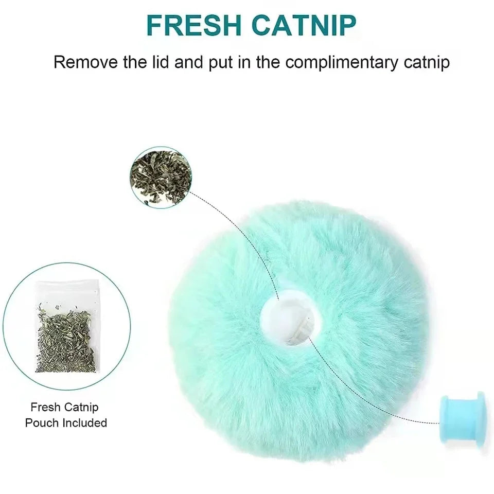 Smart Interactive Cat Ball Toy - Catnip & Sound