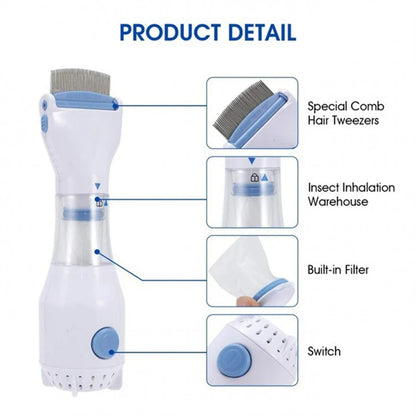 Electric Lice & Flea Removal Comb for Pets