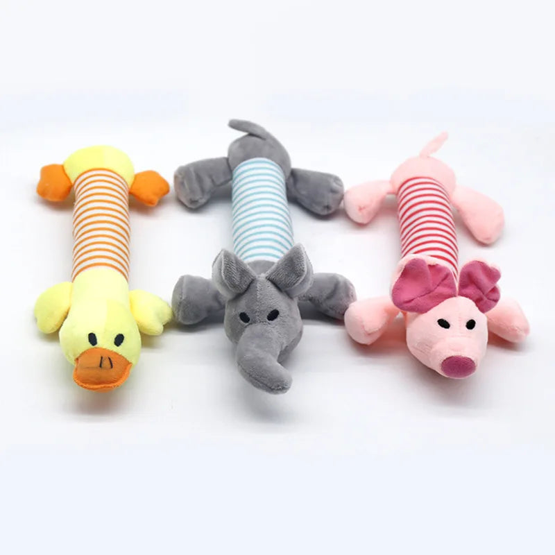 Plush Squeaky Dog Toy - Soft Chew Toy
