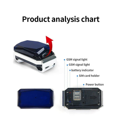 Multifunctional Pet Smart GPS Tracker G12