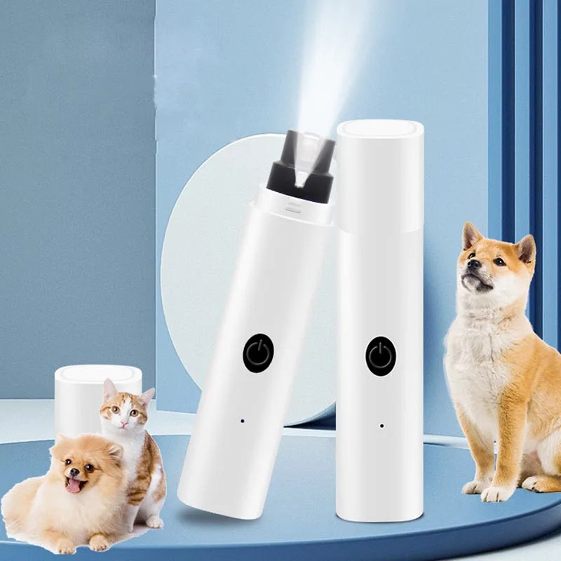 USB Rechargeable Pet Nail Grinder with LED Light