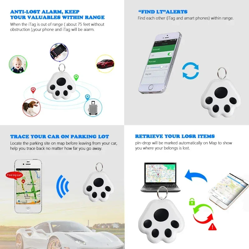 Mini GPS Bluetooth Anti-Lost Tracker for Pets