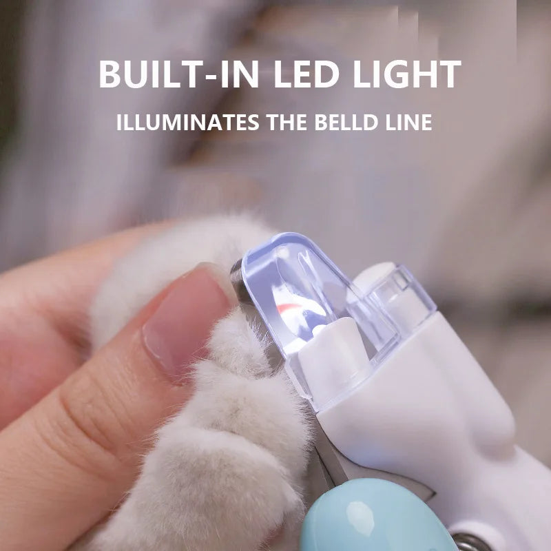 LED Pet Nail Clippers - Professional Grooming Tool