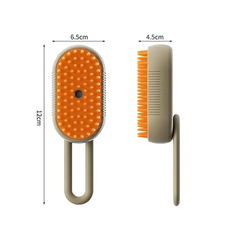 3-in-1 Electric Cat & Dog Steamer Brush