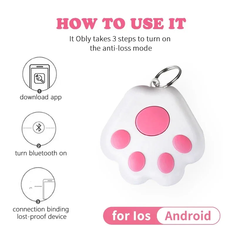 Mini GPS Bluetooth Anti-Lost Tracker for Pets