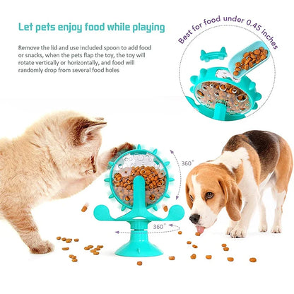 Dog Puzzle Treat Toy - Windmill Slow Feeder