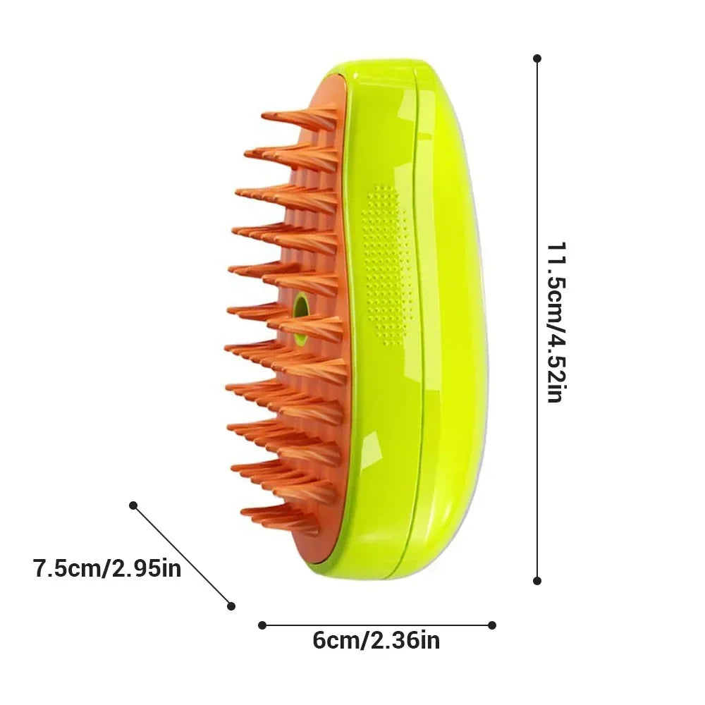 Cat Steam Brush - Electric Spray Grooming Comb