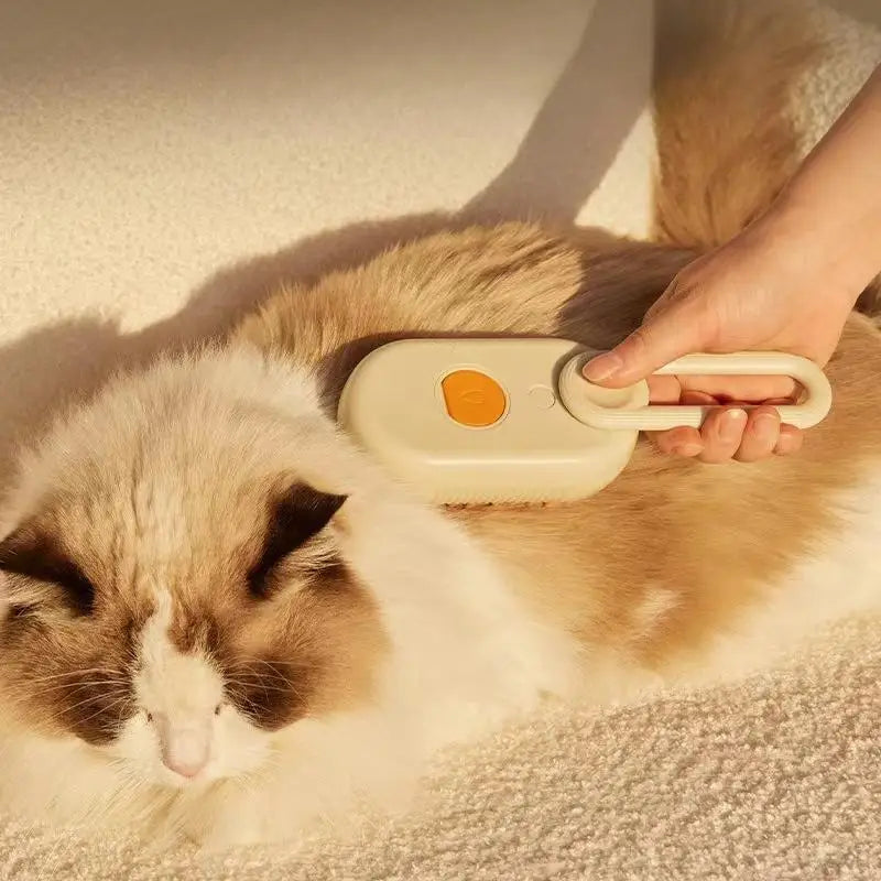 3-in-1 Pet Steam Brush - Cleaning & Massage Comb