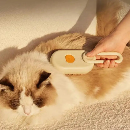 3-in-1 Pet Steam Brush - Cleaning & Massage Comb