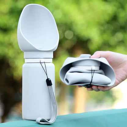 Foldable 550ml Pet Water Bottle - Travel Mug