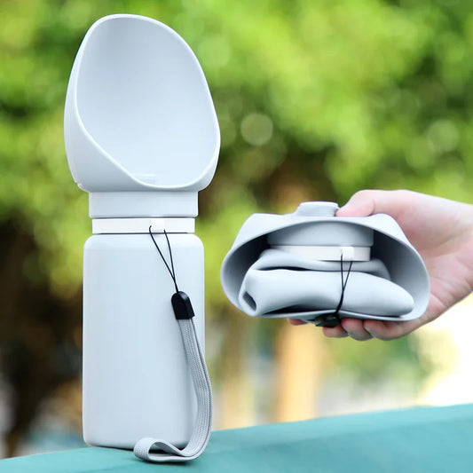 Foldable 550ml Pet Water Bottle - Travel Mug