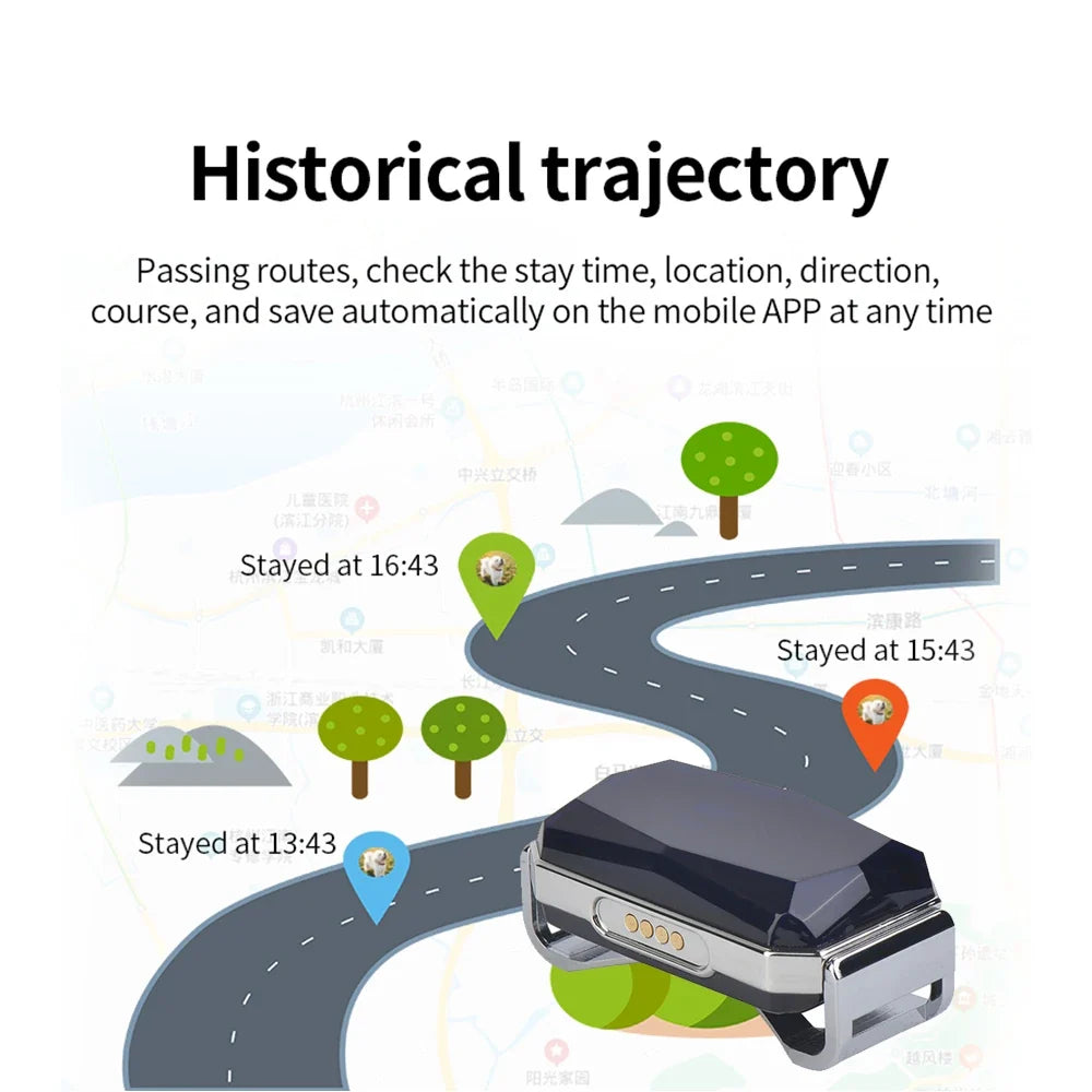 Multifunctional Pet Smart GPS Tracker G12