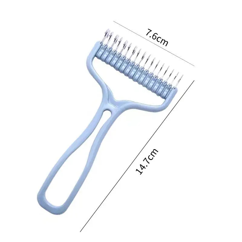 Double-Sided Cat Fur Knot Cutter Brush