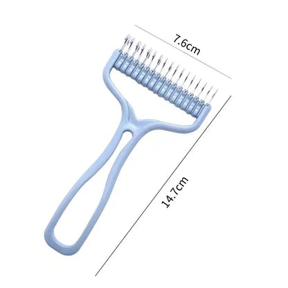 Double-Sided Cat Fur Knot Cutter Brush