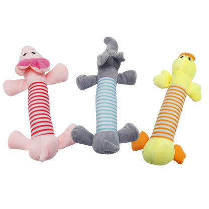 Plush Squeaky Dog Toy - Soft Chew Toy