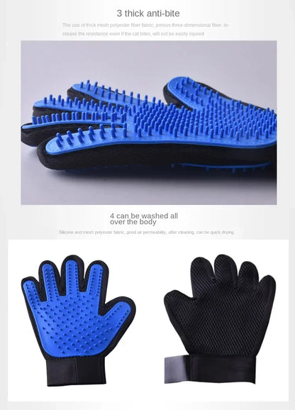 Pet Grooming Gloves - Hair Removal