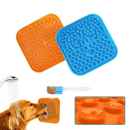 Silicone Licking Pad for Dogs - Bath & Treat Mat