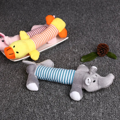 Plush Squeaky Dog Toy - Soft Chew Toy