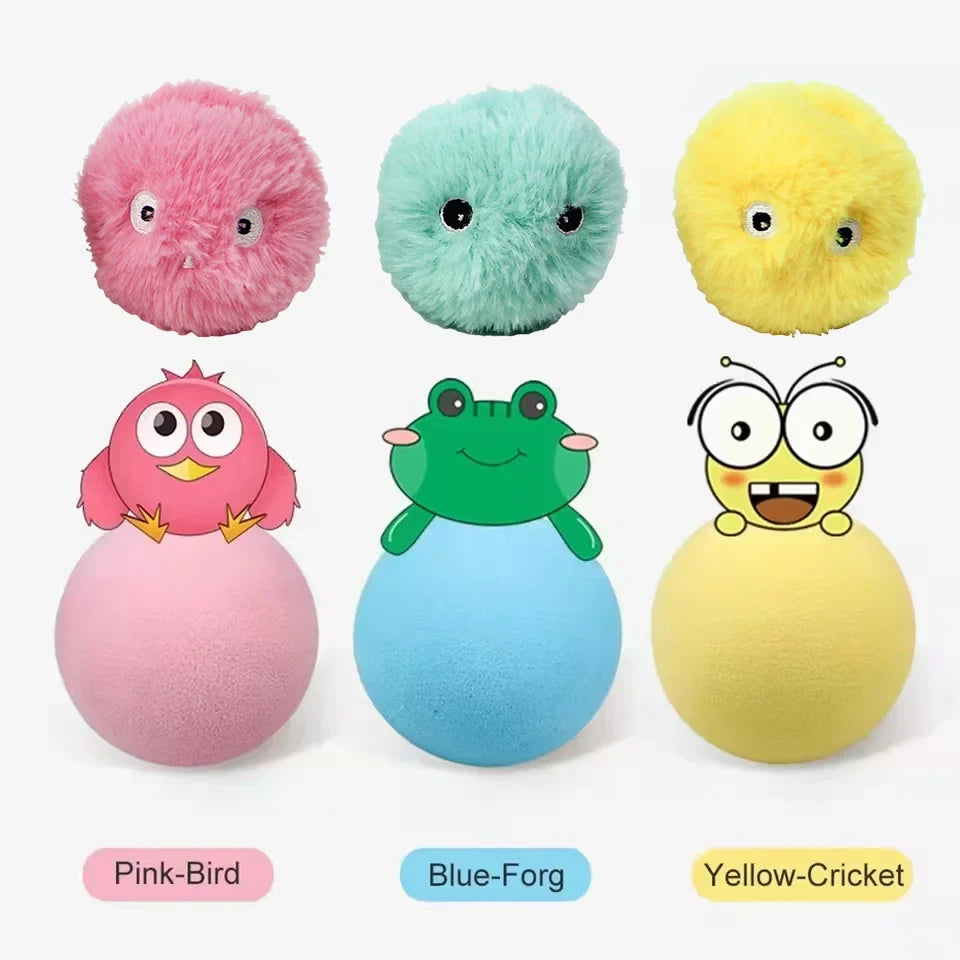 Smart Interactive Cat Ball Toy - Catnip & Sound