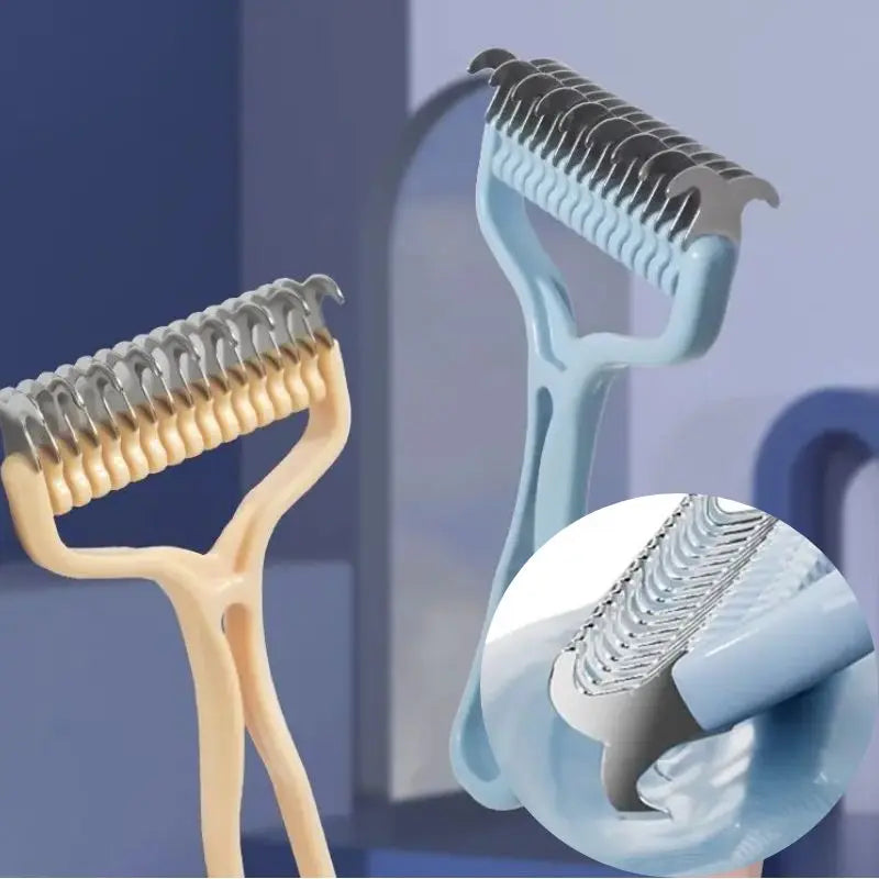 Double-Sided Cat Fur Knot Cutter Brush