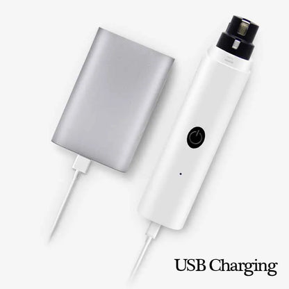 USB Rechargeable Pet Nail Grinder with LED Light