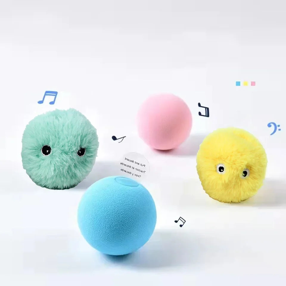 Smart Interactive Cat Ball Toy - Catnip & Sound