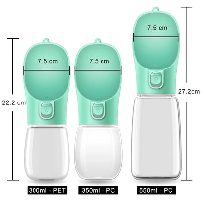 Portable Dog Water Bottle - Spill-Free Dispenser