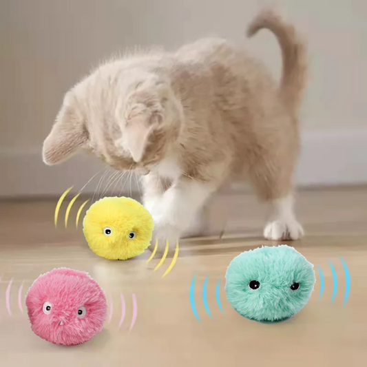 Smart Interactive Cat Ball Toy - Catnip & Sound