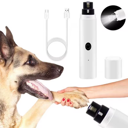 USB Rechargeable Pet Nail Grinder with LED Light