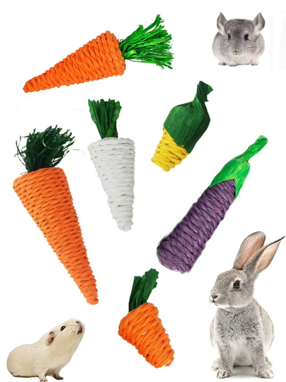 Natural Rabbit Chew Toy for Small Pets