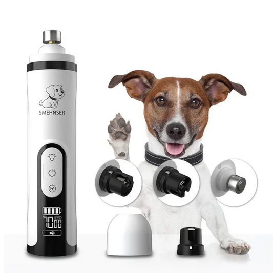 Electric Pet Nail Grinder - USB Rechargeable LED